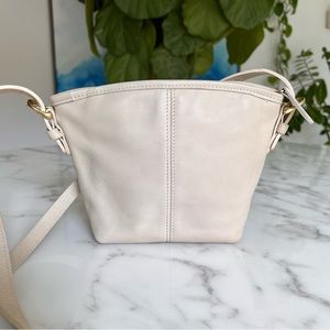 Vintage Coach Soho (4107) Small Lightweight Basket Crossbody Bag - Bone Ivory